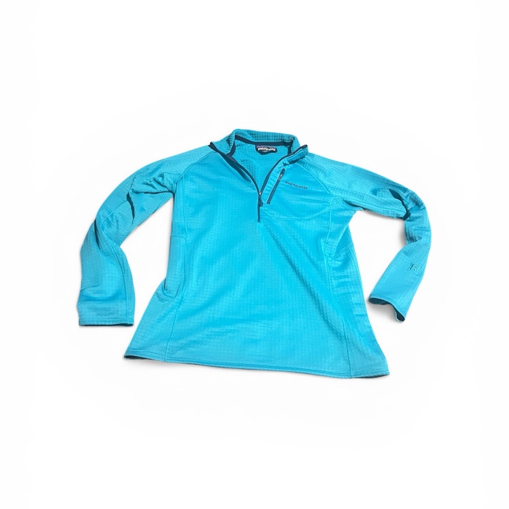 Patagonia Turquoise Quarter-Zip Fleece